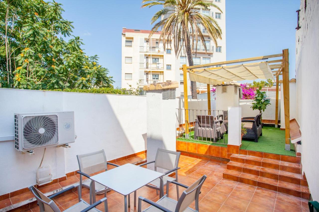 Apartamento Con Terraza Valencia Eksteriør bilde
